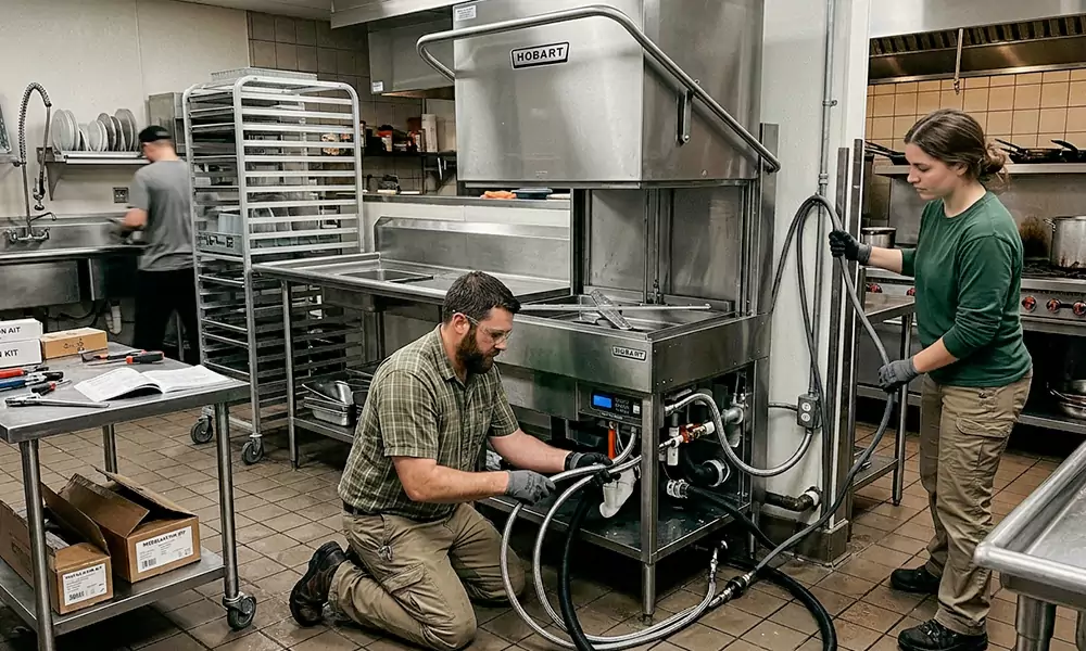 Commercial Dishwasher Installation in Marlborough, MA