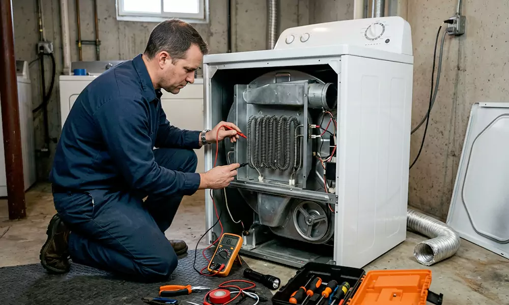 Dryer Not Heating Repair in Marlborough, MA