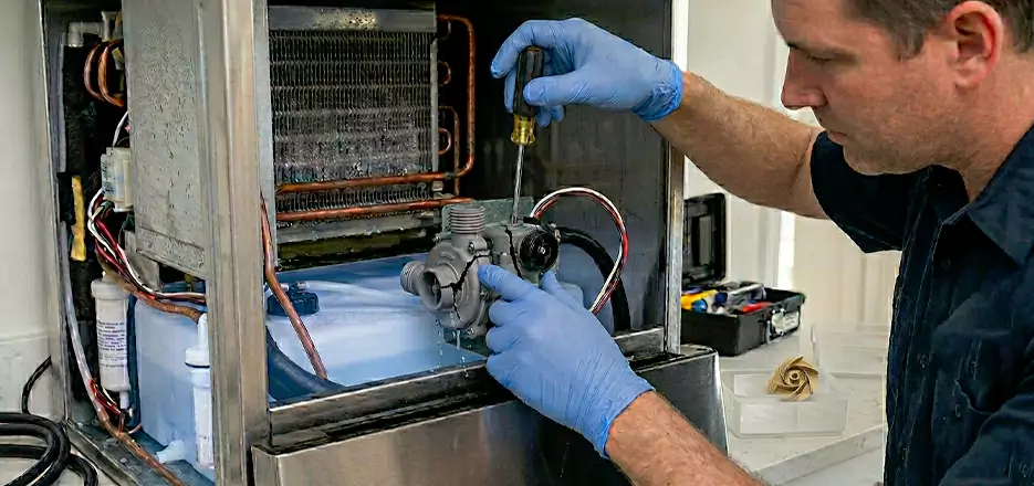 Commercial Ice Maker Water Pump Repair in Marlborough
